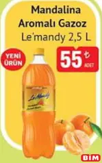 LE'MANDY MANDALİNA AROMALI GAZOZ 2,5 L fiyat ve kampanya bilgisi